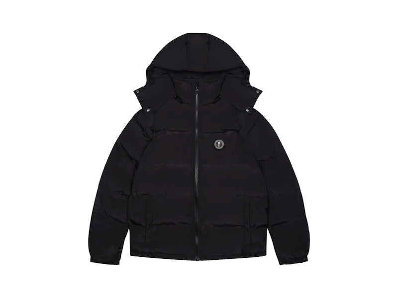 Trapstar Irongate Detachable Hooded Puffer Jacket Black